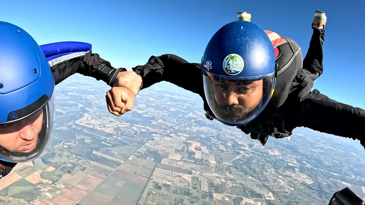 Freefall: Taking a grip