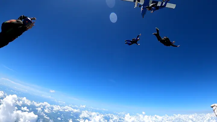 Freefall: Into the blue