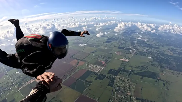 Freefall: Texas from 10,000 ft